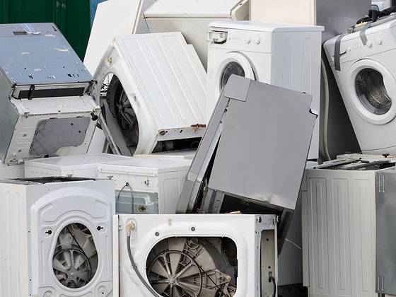defekte Waschmaschinen