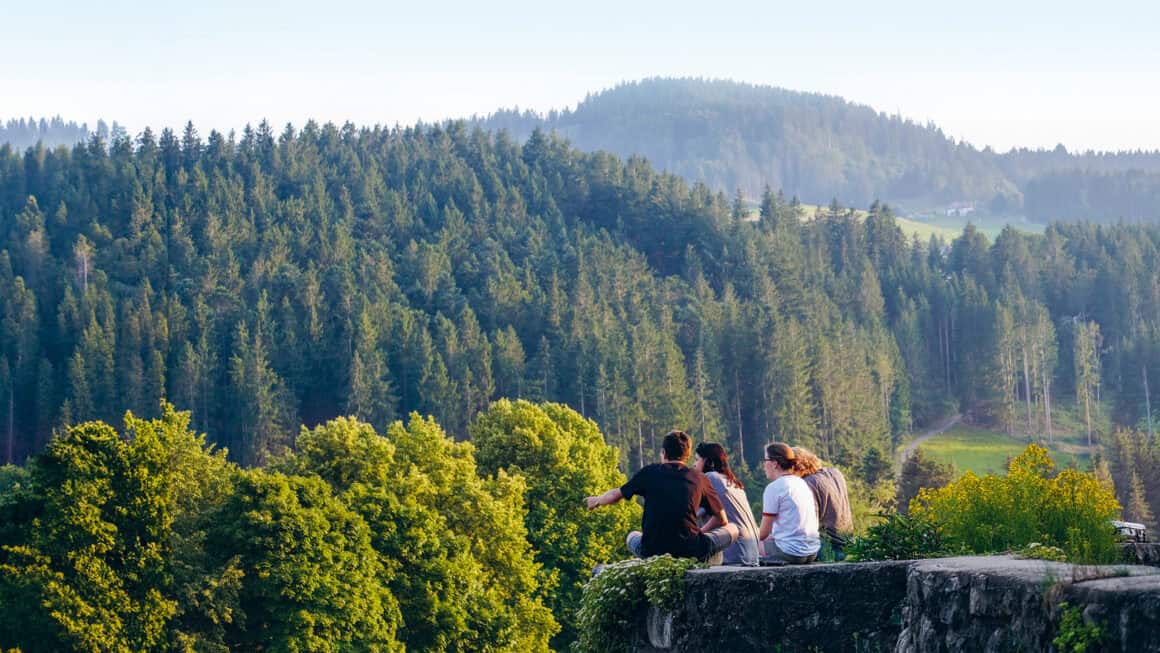 Idyllisch am Rand von Hinterzarten gelegen: das Internat Birklehof.